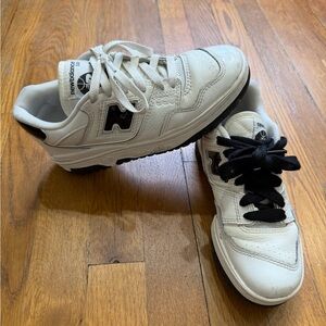 New Balance 550 Kids' White and Black Sneakers limited edition